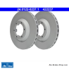 ATE Original 2 Pieces Brake Disk (24012202371) for Hyundai, Mitsubishi