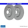 ATE Original 2 Pieces Brake Disk (24012202401) for Daihatsu, Toyota