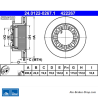 ATE Original 2 Pieces Brake Disk (24012202671) for Renault
