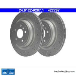 ATE Originale zweiteilige Bremsscheibe (24012202871) für Mercedes-Benz