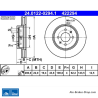 ATE Disco de freno original de 2 piezas (24012202941) para Hyundai y Kia