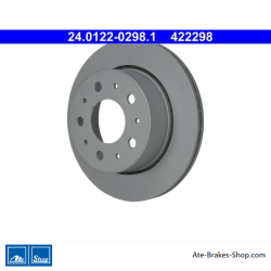 ATE Disque de frein d’origine (24012202981) pour Citroën, Fiat, Opel, Peugeot