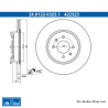 ATE Disco de freno original de 2 piezas (24012203231) para Hyundai, Kia