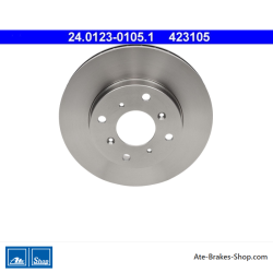 ATE Disque de frein original en 2 pièces (24012301051) pour Honda