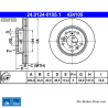 ATE Disco de freno original de 2 piezas (24012401051) para Ford, Mazda