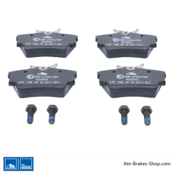 ATE plaquettes de frein d’origine (13046028402) pour Fiat, Nissan, Opel et Renault