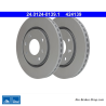 ATE Disco de freno original de 2 piezas (24012401391) para Peugeot