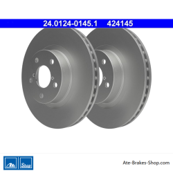 ATE Disque de frein original en 2 pièces (24012401451) pour Subaru, Toyota