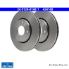 ATE Original 2 Pieces Brake Disk (24012401481) for Ford