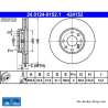 ATE Disco de freno original de 2 piezas (24012401521) para Opel