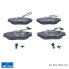 ATE plaquettes de frein d’origine (13046028442) pour Peugeot