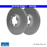 ATE Original-2-teilige Bremsscheibe (24012401681) für Ford