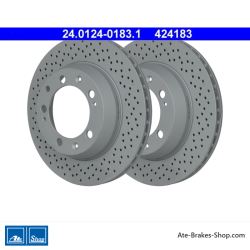ATE Originale zweiteilige Bremsscheibe (24012401831) für Porsche