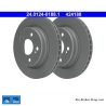 ATE Disque de frein original en 2 pièces (24012401881) pour Mercedes-Benz