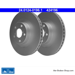 ATE Disque de frein original en 2 pièces (24012401961) pour Subaru