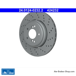 ATE Disco de freno original (24012402322) para BMW