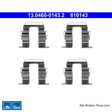 ATE Original brake pad accessories kit (13046001432) for Subaru