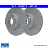 ATE Disco de freno original de 2 piezas (24012501001) para BMW
