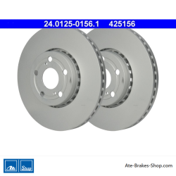 ATE Disque de frein original en 2 pièces (24012501561) pour Toyota