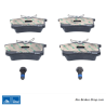 ATE pastillas de freno originales (13046028642) para Audi, Seat, Volkswagen (VW)
