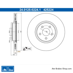 ATE Disque de frein d’origine (24012502241) pour Ford