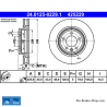 ATE Disco de freno original de 2 piezas (24012502291) para Land Rover