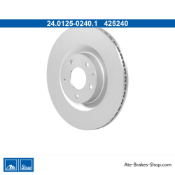 ATE Disque de frein d’origine (24012502401) pour Mazda