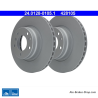 ATE Disco de freno original de 2 piezas (24012801051) para BMW