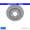ATE Disco de freno original de 2 piezas (24012801481) para Chrysler