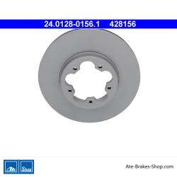 ATE Disco de freno original de 2 piezas (24012801561) para Ford