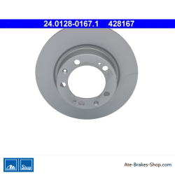 ATE Original 2 Pieces Brake Disk (24012801671) for Porsche