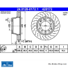 ATE Disco de freno original (24012801721) para Porsche