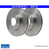 ATE Original 2 Pieces Brake Disk (24012801751) for Mazda