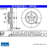 ATE Original 2 Pieces Brake Disk (24012801901) for Toyota