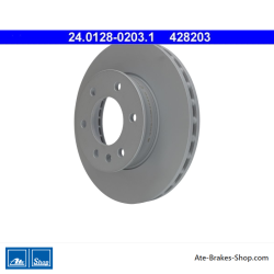ATE Disco de freno original (24012802031) para Mercedes-Benz, Volkswagen (VW)