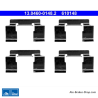 ATE Kit d’accessoires de plaquettes de frein d’origine (13046001482) pour Nissan