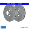 ATE Originale zweiteilige Bremsscheibe (24012802491) für Toyota